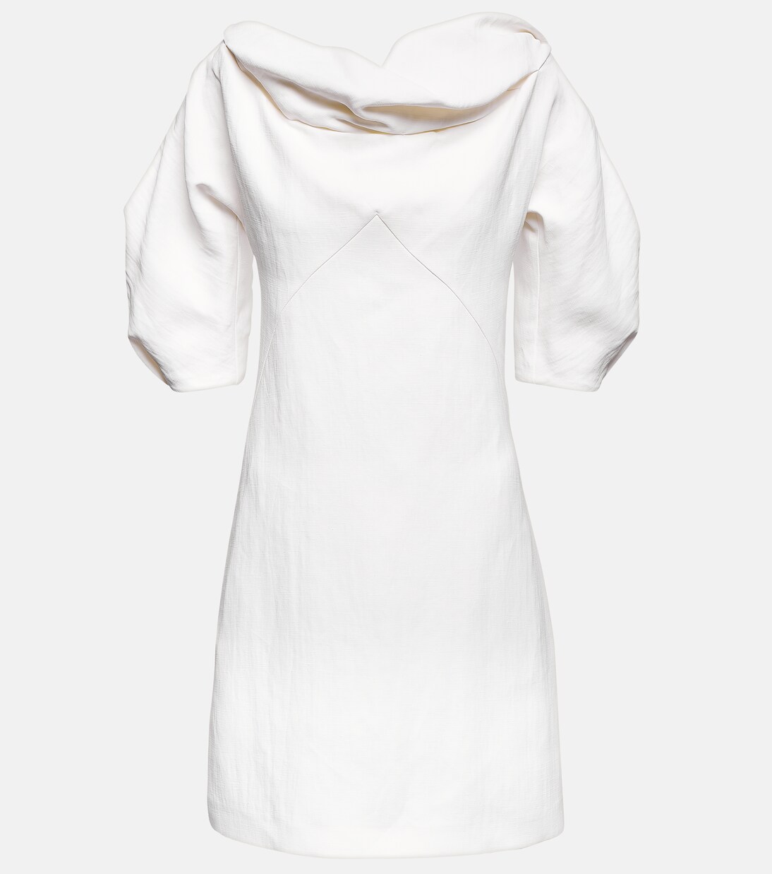 A-line linen-blend minidress | Jil Sander