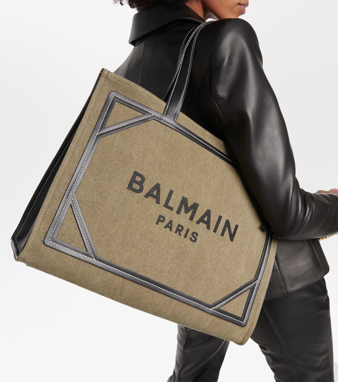 Borsa a spalla B-Army 42 in canvas | Balmain