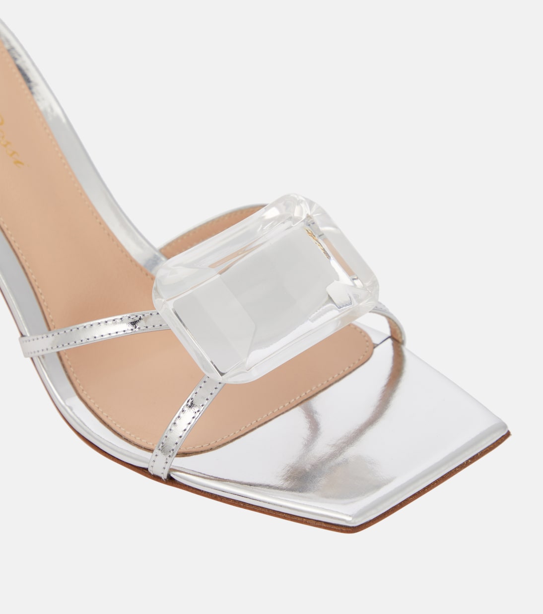 Verzierte Sandalen Jaipur 85 aus Leder | Gianvito Rossi