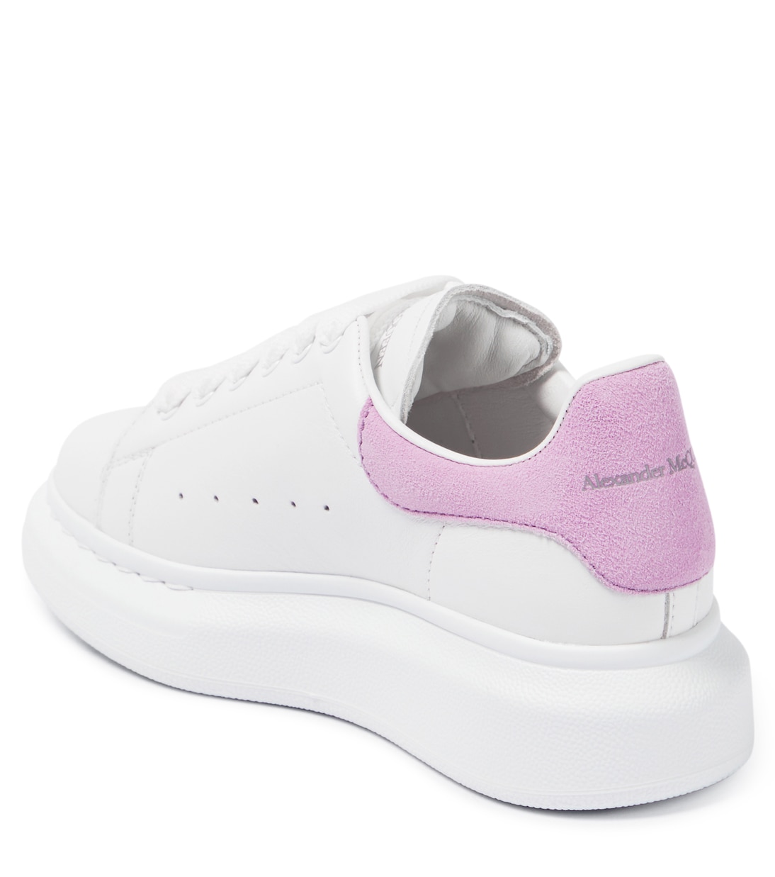 Oversized leather sneakers | Alexander McQueen Kids