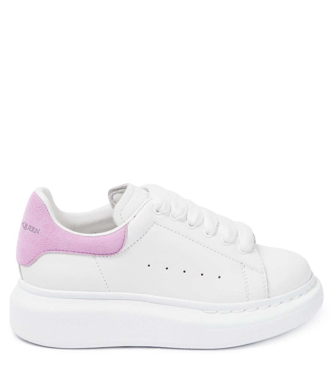 Oversized leather sneakers | Alexander McQueen Kids