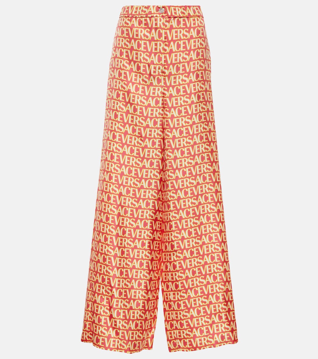 Pantalon ample Versace Allover en soie | Versace