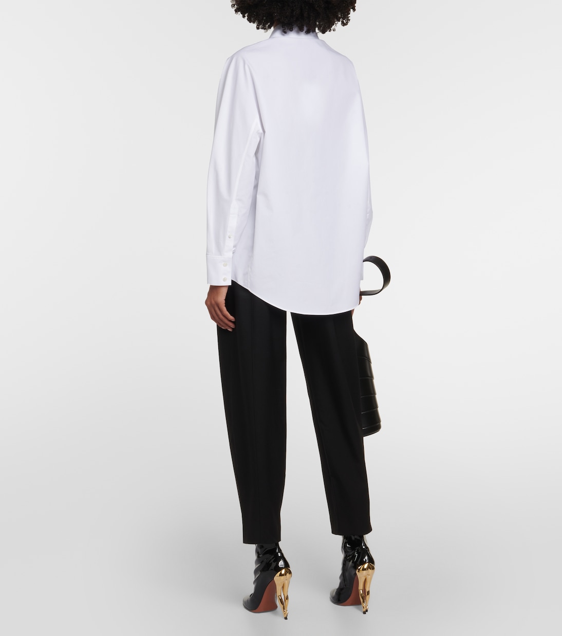 Camiseta Oversized de Algodón Alaïa para Jóvenes Modernos