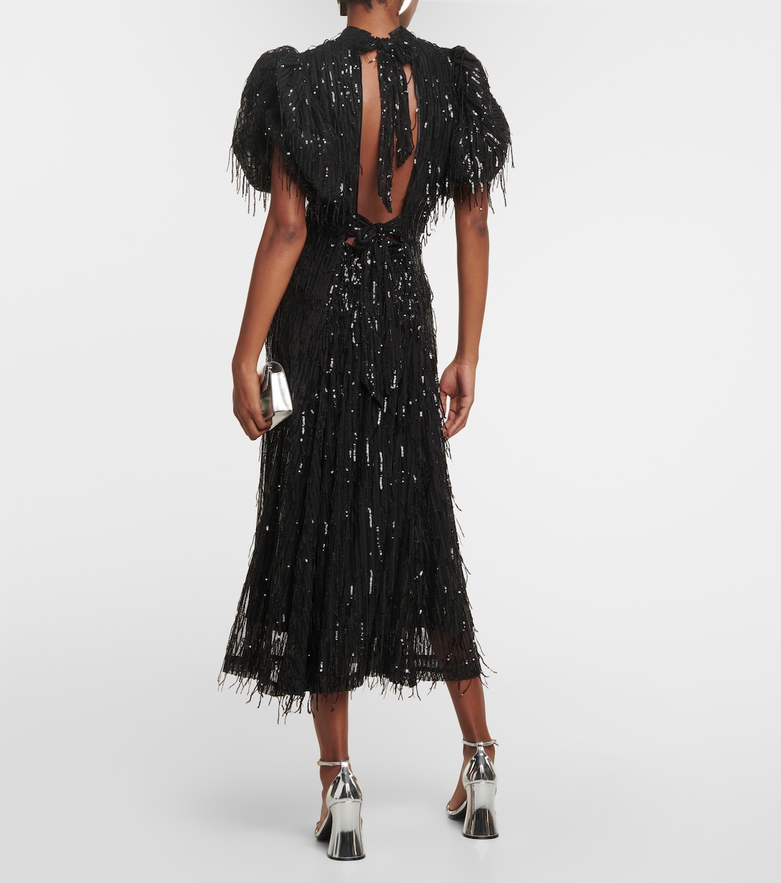 Sequined midi dress | Rotate