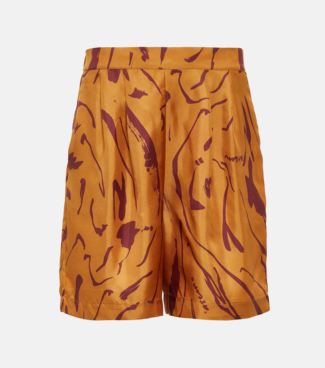 Shorts Carros in twill di seta | Asceno