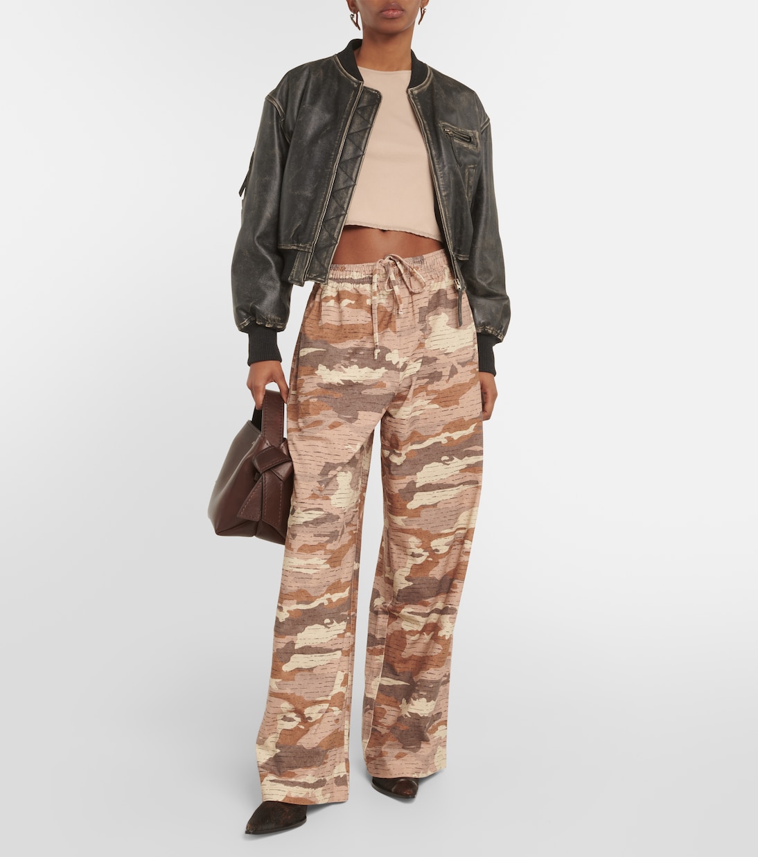 Fega camouflage cotton sweatpants | Acne Studios