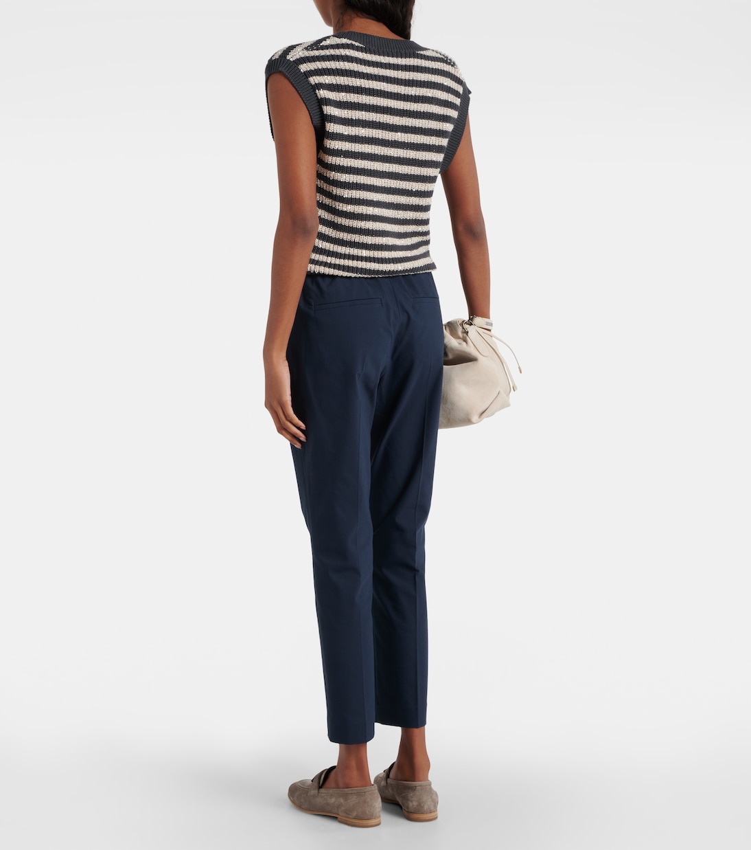 Pantalones Modernos Brunello Cucinelli en Mezcla de Algodón para Jóvenes