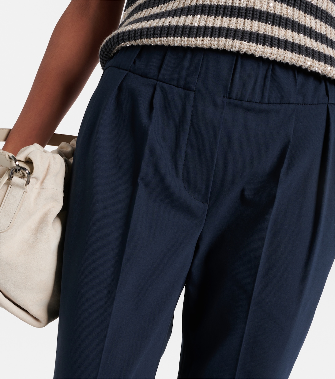 Pantalones Modernos Brunello Cucinelli en Mezcla de Algodón para Jóvenes