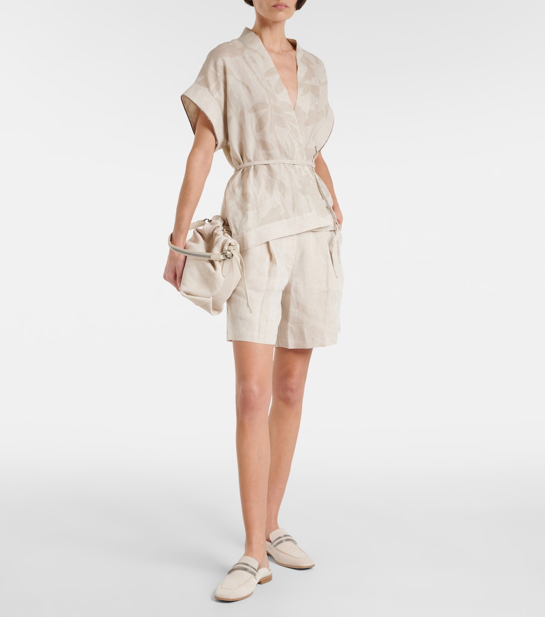Shorts aus Leinen | Brunello Cucinelli