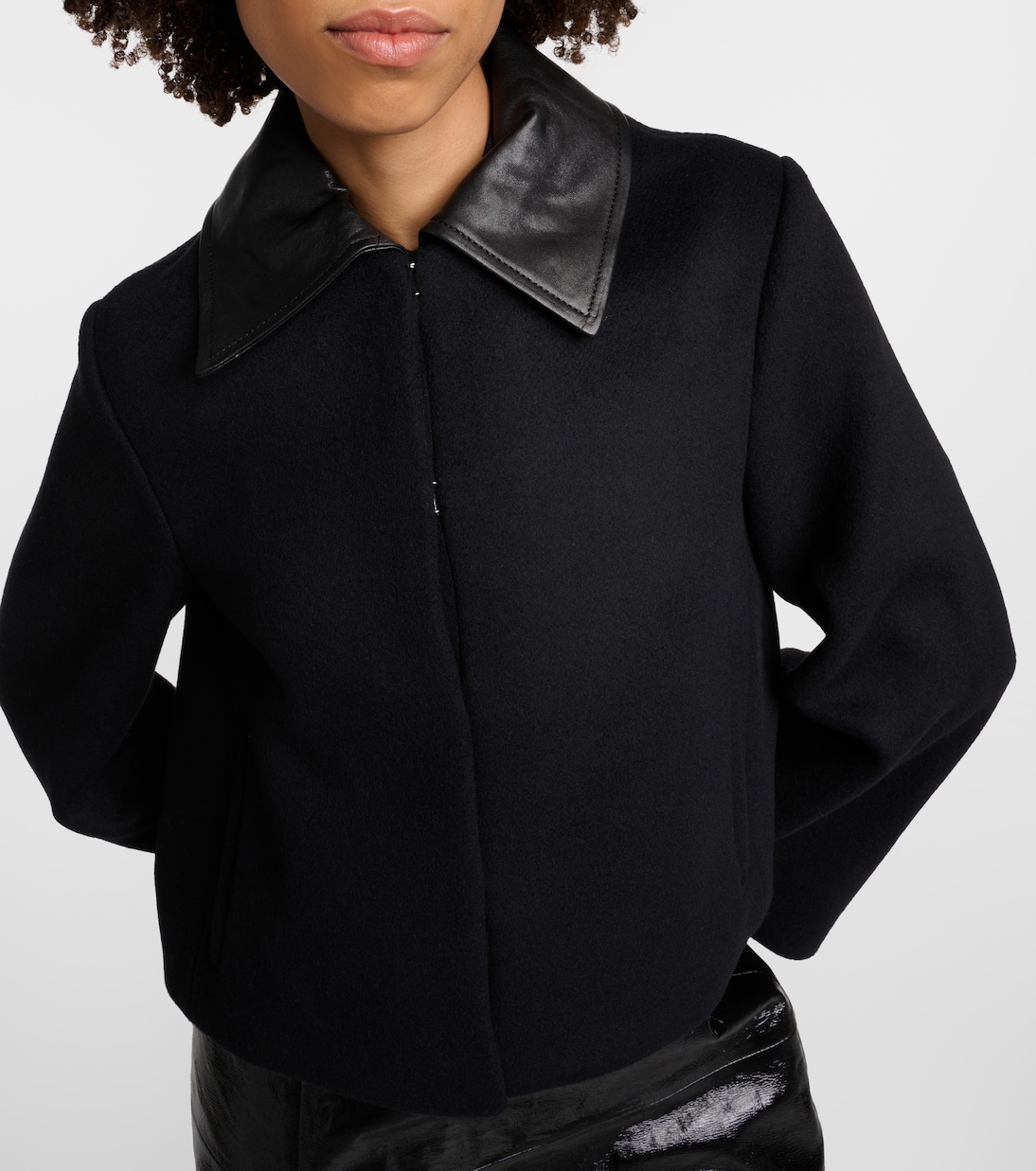 Cropped-Jacke aus einem Wollgemisch | Proenza Schouler