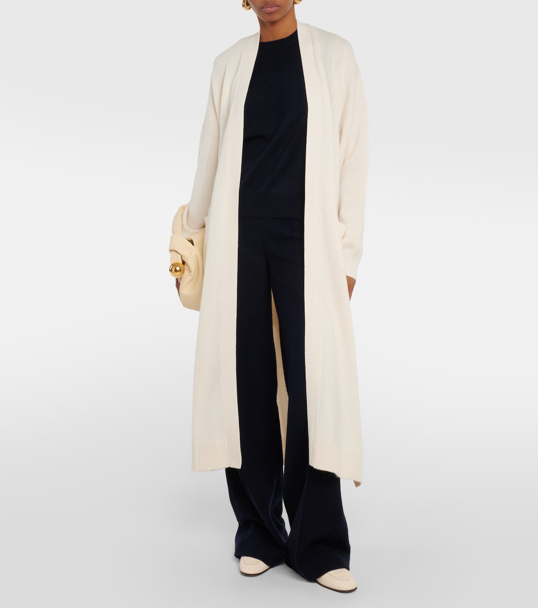 Pull sans manches en laine et cachemire | Jardin des Orangers