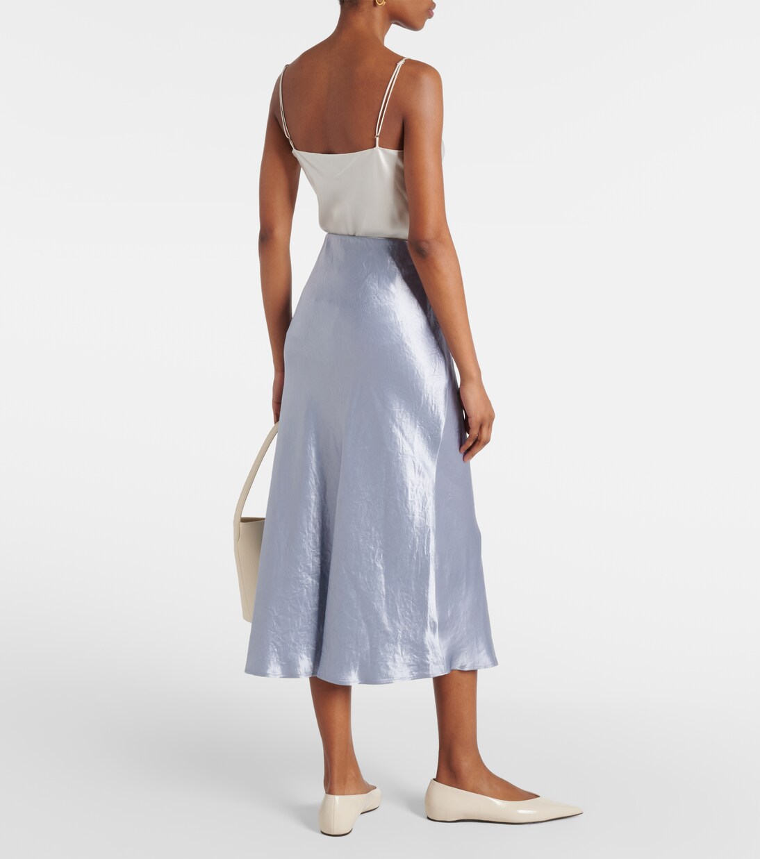 Falda midi Alessio de satén | Max Mara