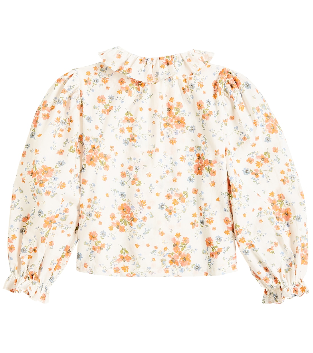 Bedruckte Bluse aus Baumwoll-Voile | Petite Amalie  