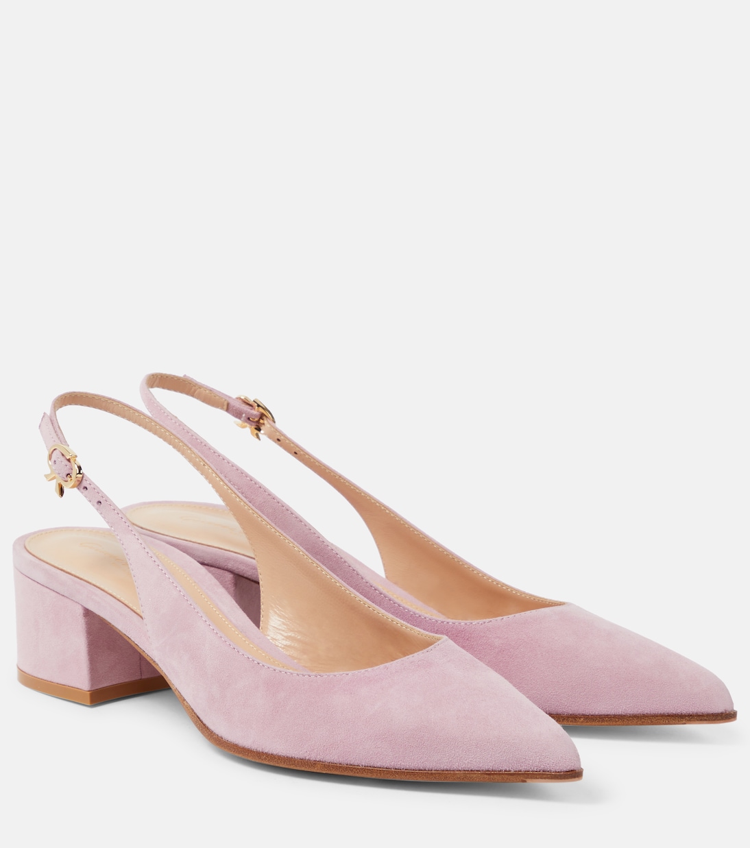 Slingback-Pumps Piper 45 aus Veloursleder | Gianvito Rossi