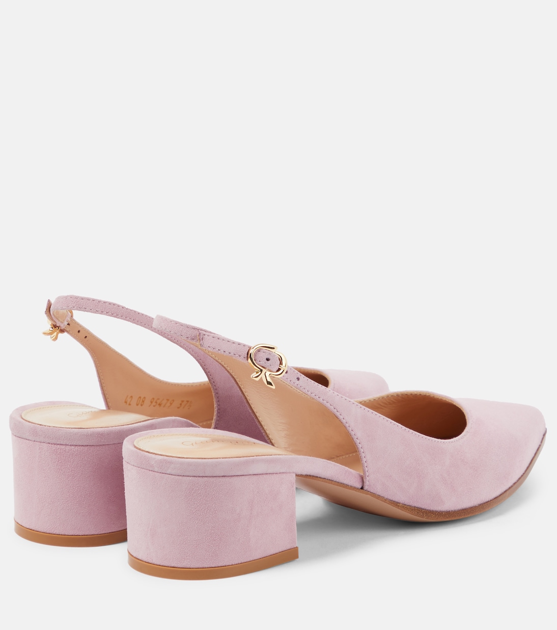 Slingback-Pumps Piper 45 aus Veloursleder | Gianvito Rossi