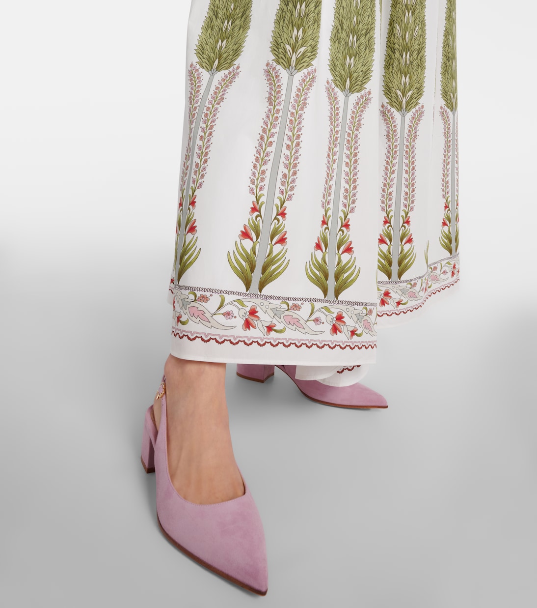 Slingback-Pumps Piper 45 aus Veloursleder | Gianvito Rossi
