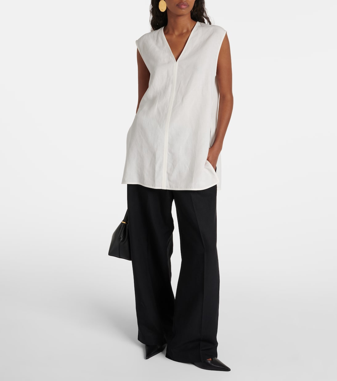 Top in misto lino | Toteme