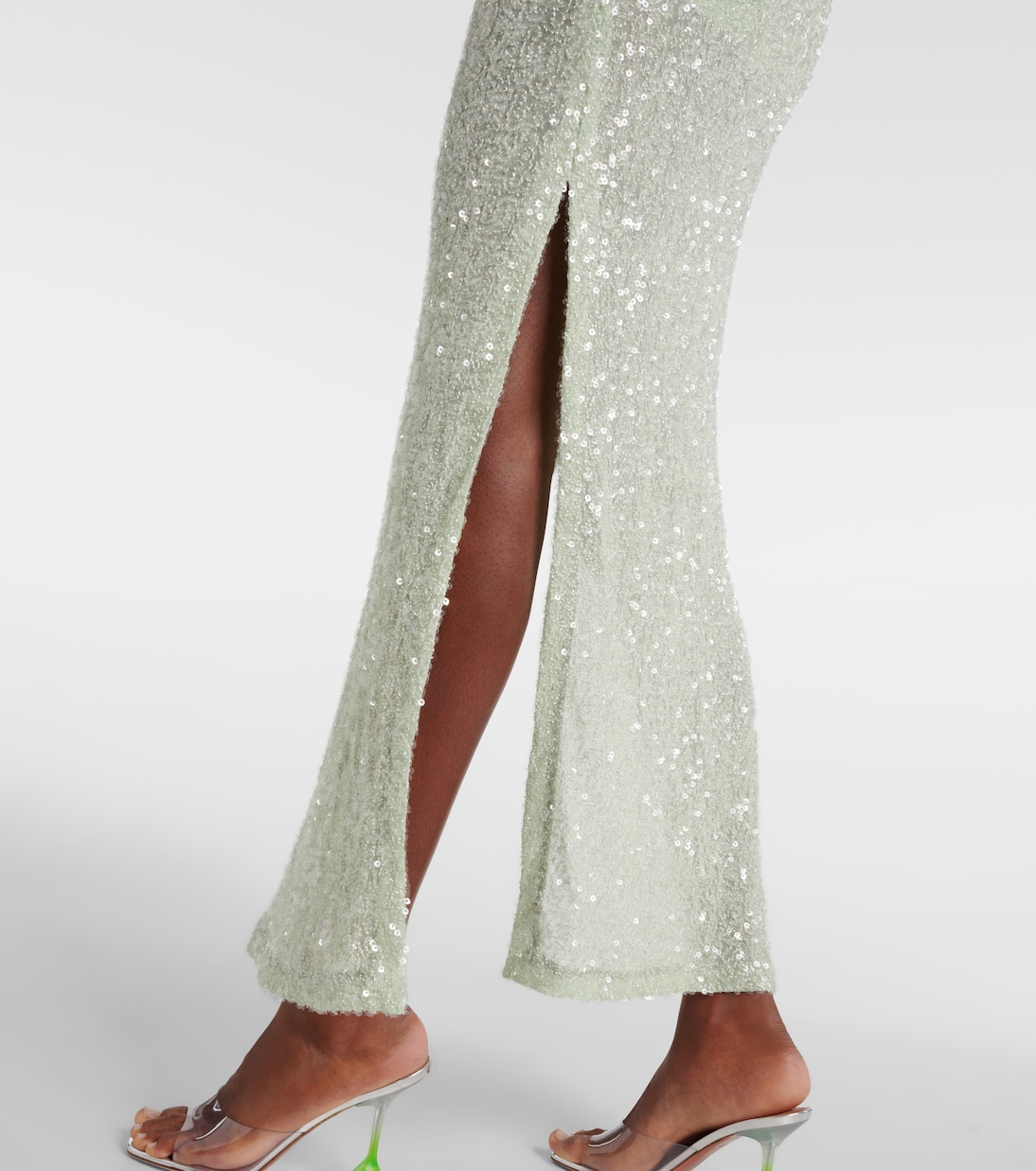 Sequined halterneck gown | Rotate