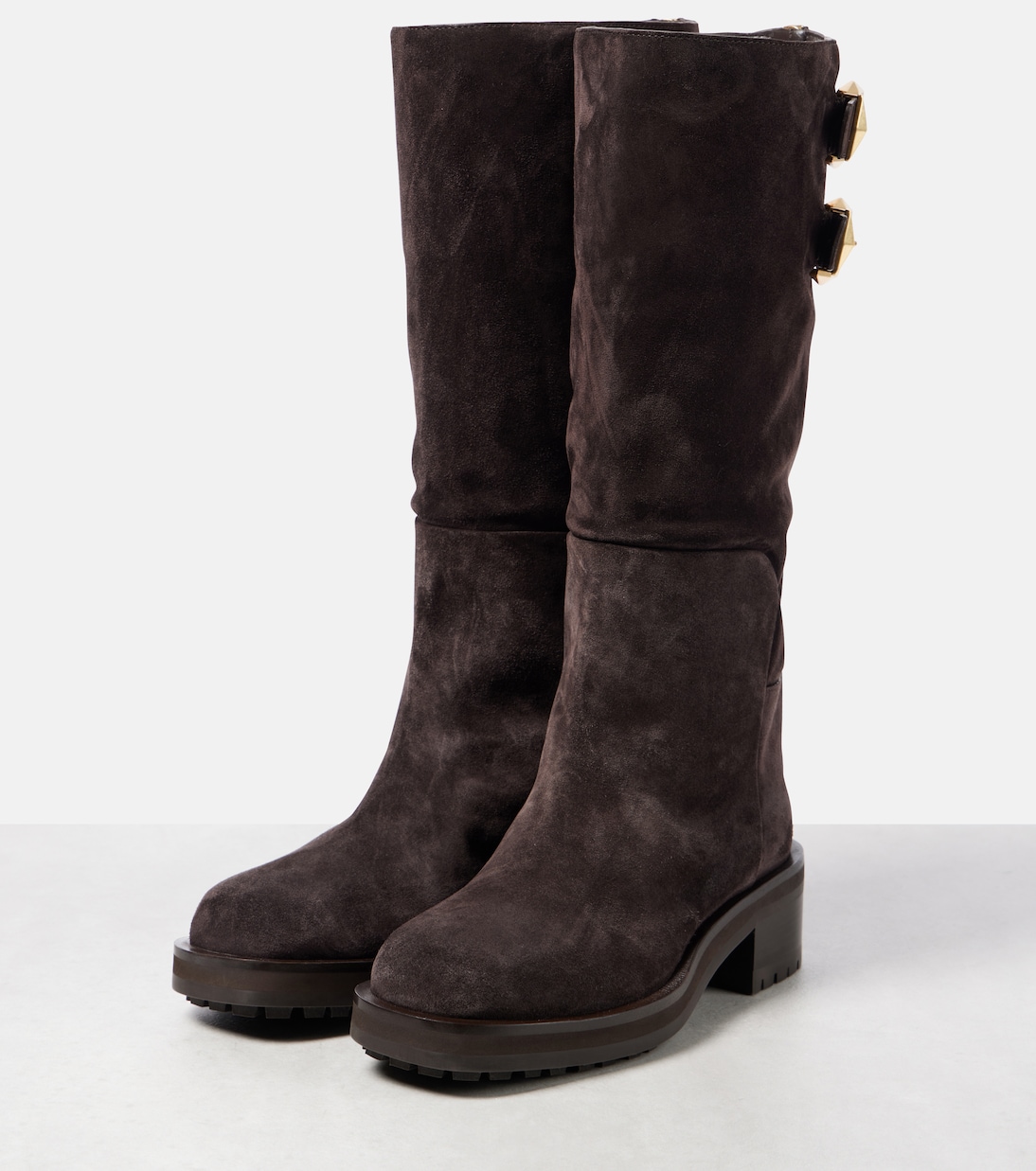 Stiefel Brooklyn Kb 50 aus Veloursleder | Jimmy Choo