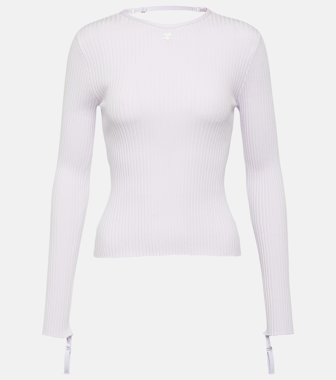 Top acanalado con aberturas | Courrèges