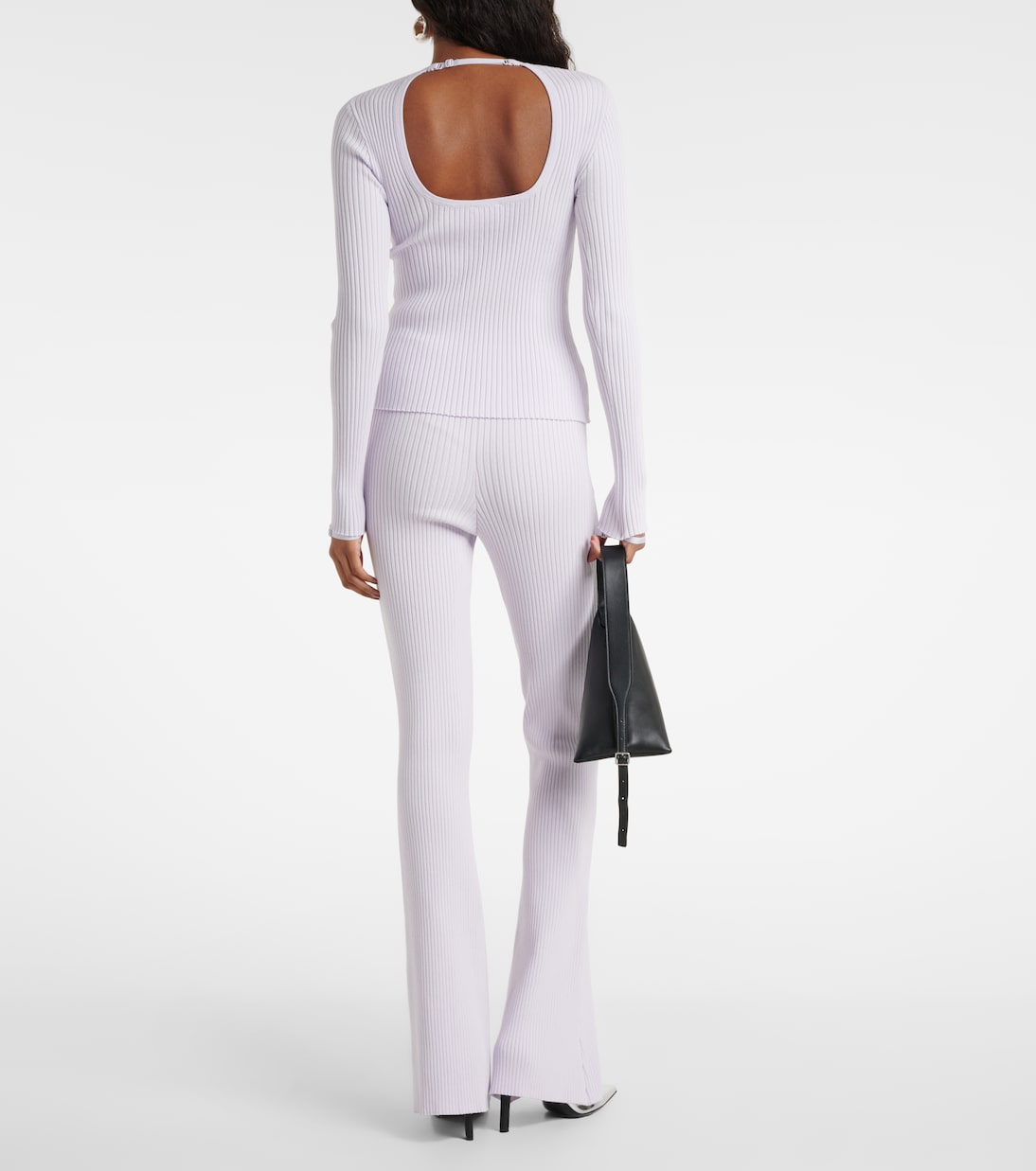 Top acanalado con aberturas | Courrèges