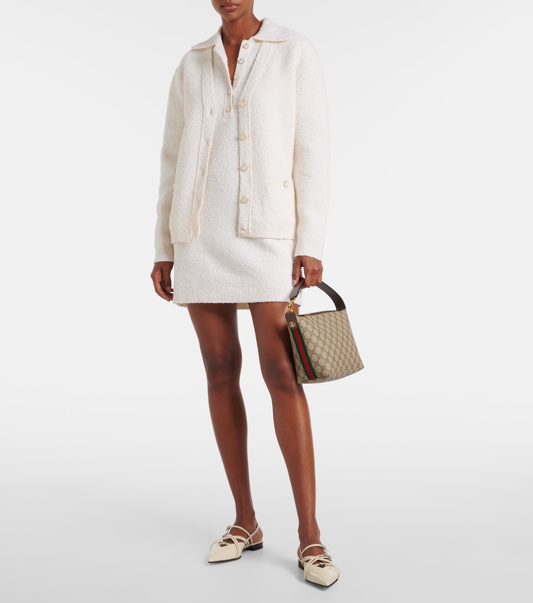 Borsa a spalla Ophidia Mini in canvas GG | Gucci
