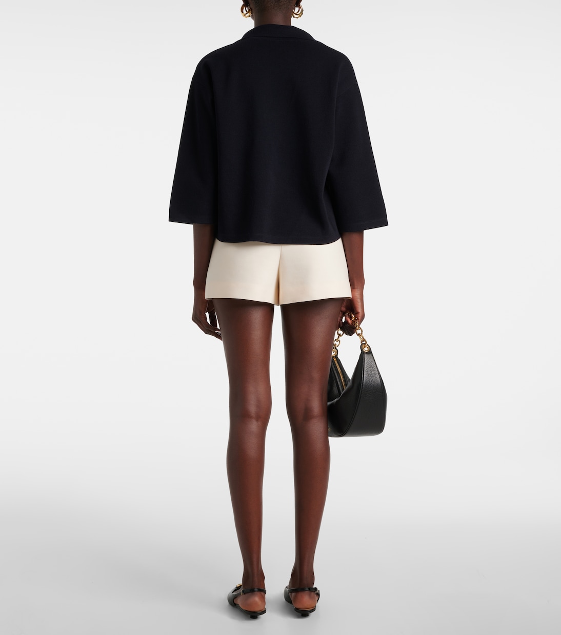 Top de lana virgen con logo | Valentino