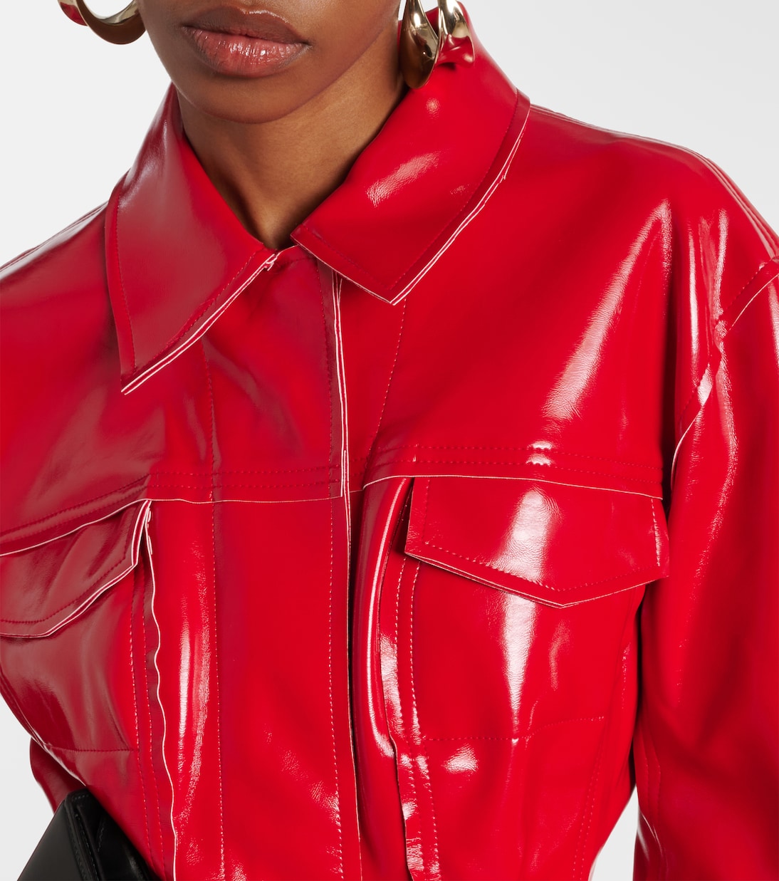 Faux leather jacket | Norma Kamali