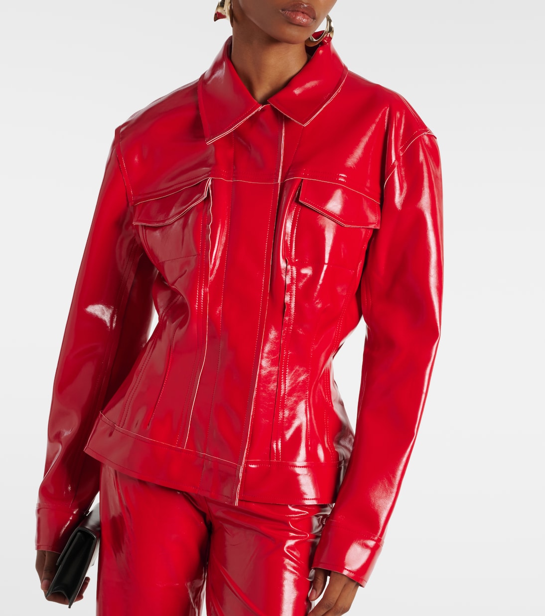 Faux leather jacket | Norma Kamali