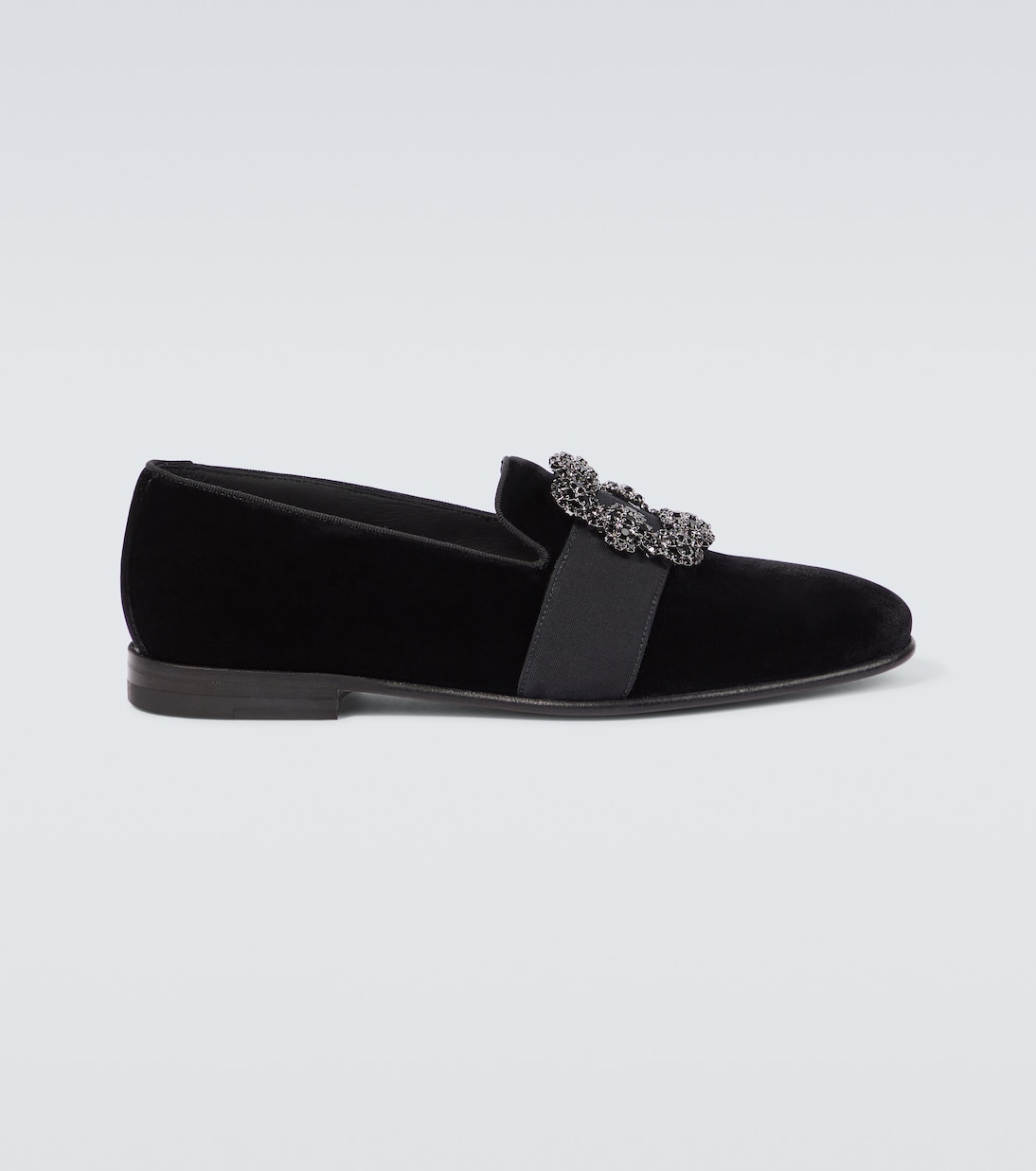 Mocassini Carlton Jet in velluto | Manolo Blahnik
