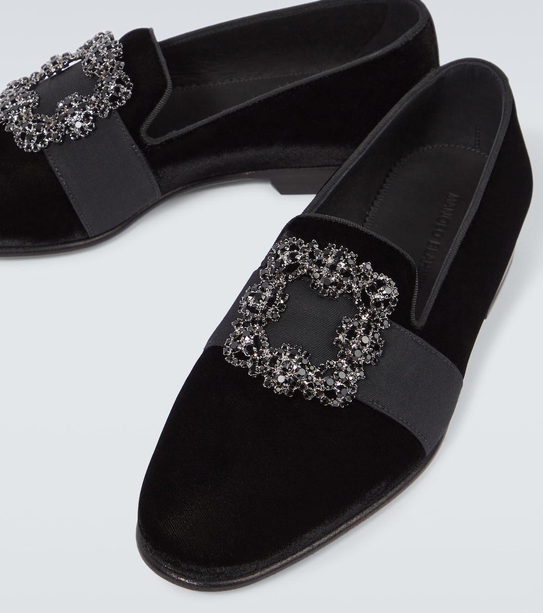Mocassini Carlton Jet in velluto | Manolo Blahnik