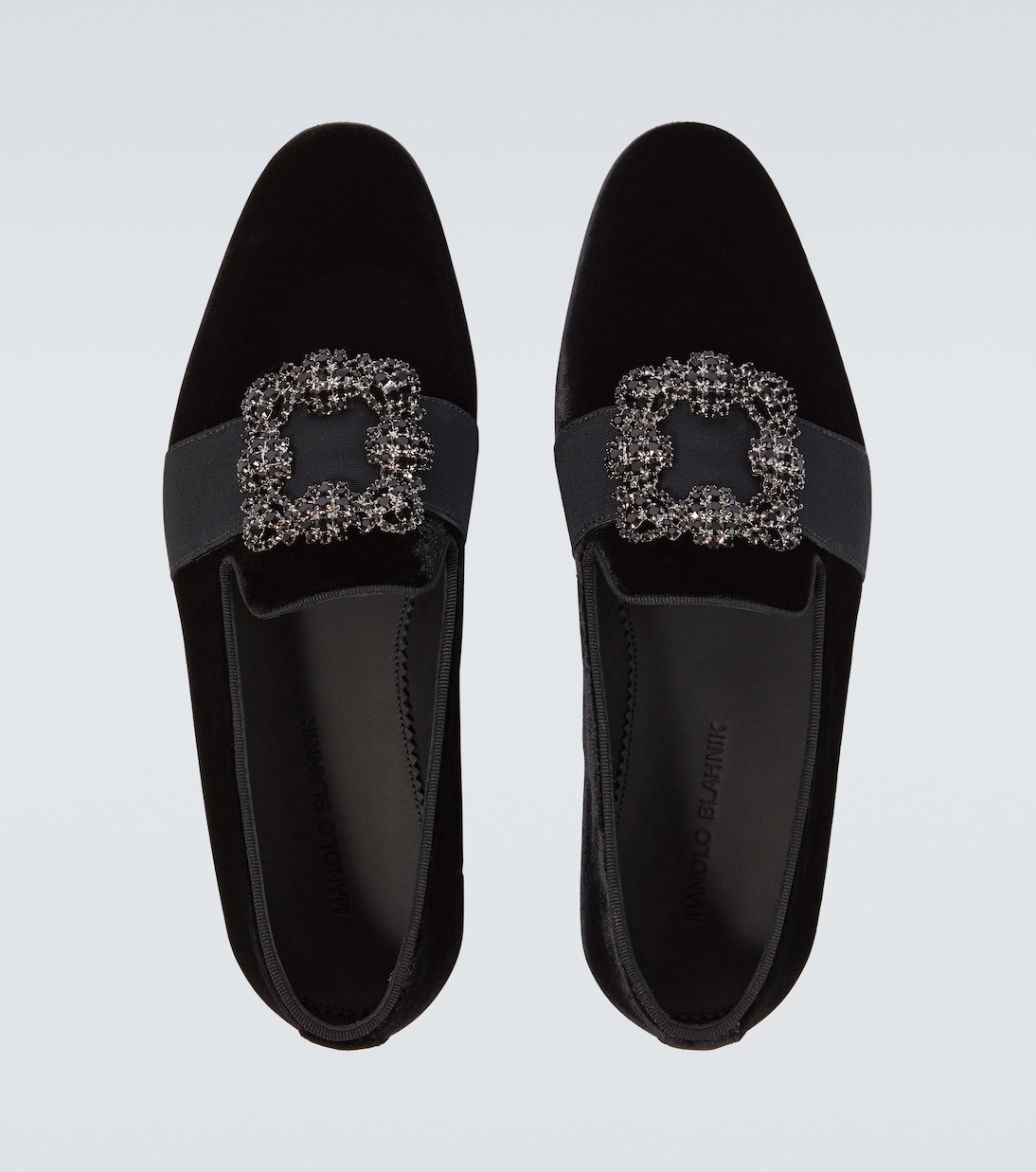 Mocassini Carlton Jet in velluto | Manolo Blahnik