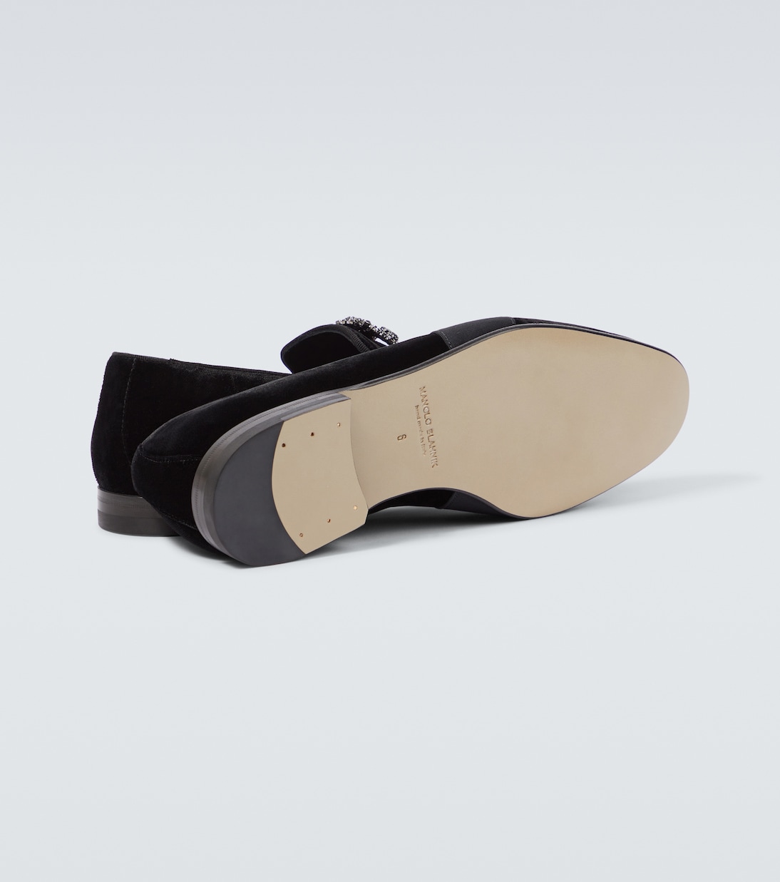 Mocassini Carlton Jet in velluto | Manolo Blahnik