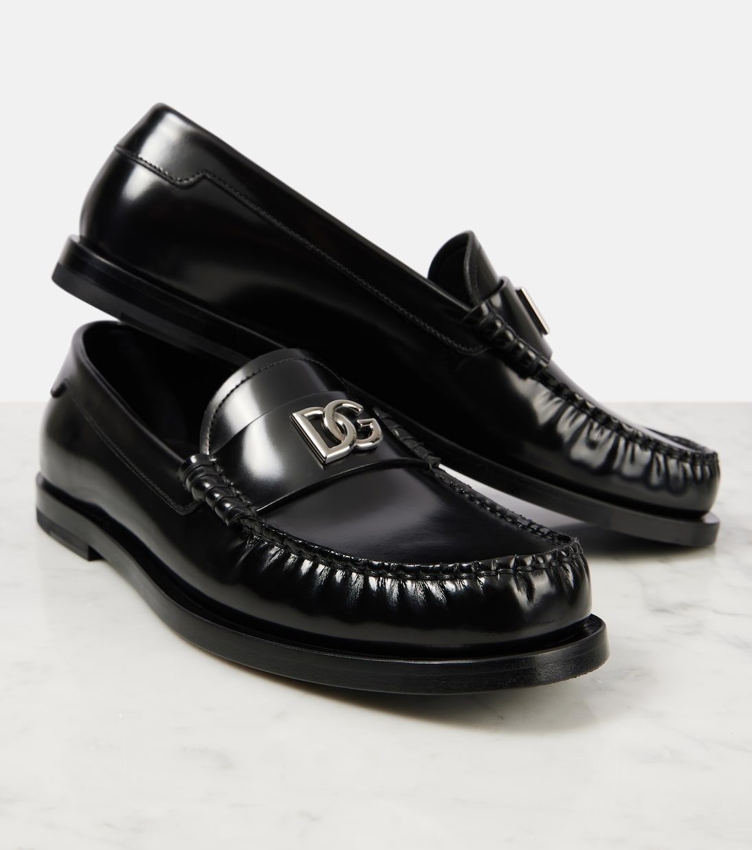 Verzierte Loafers DG aus Leder | Dolce&Gabbana