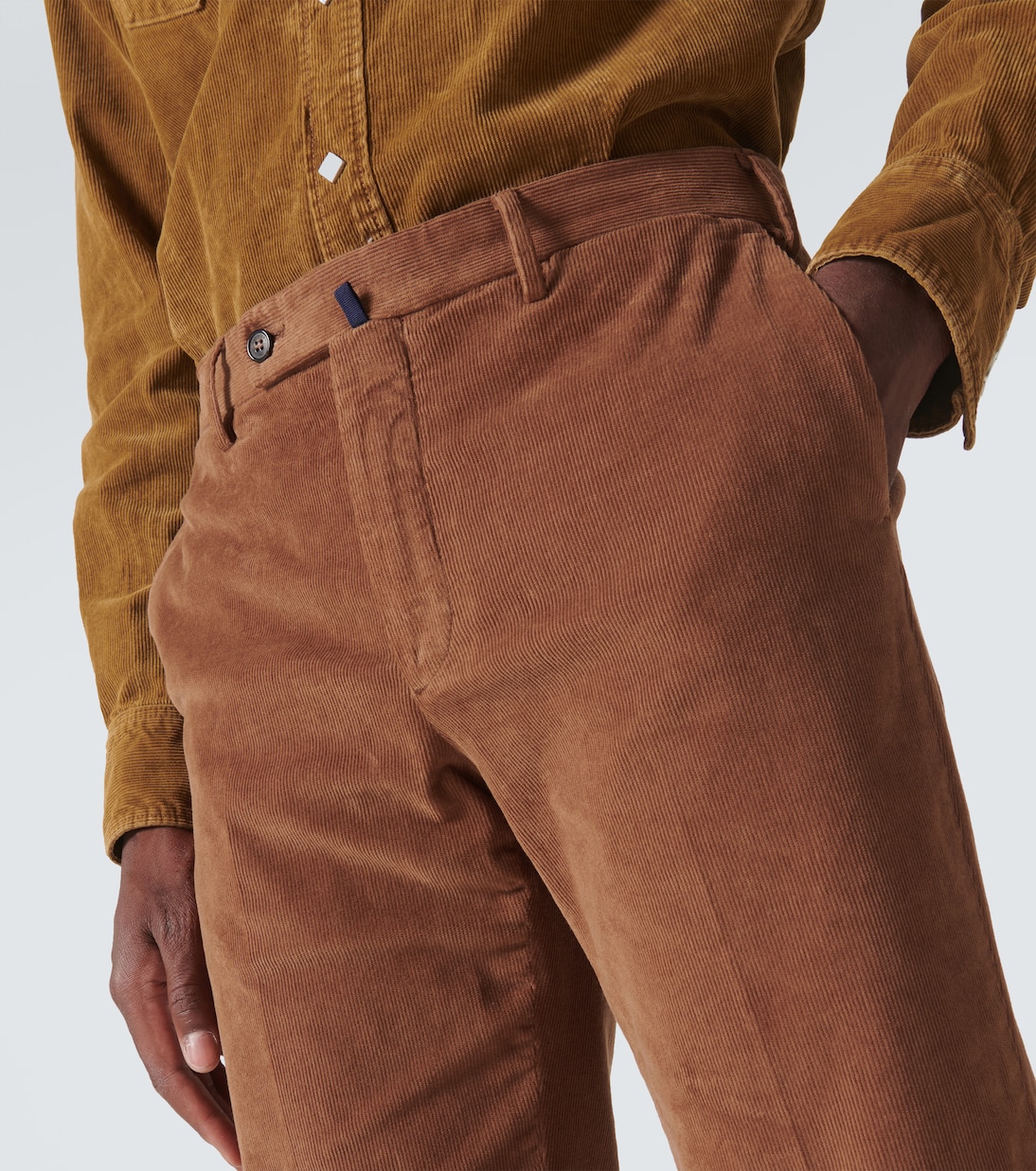 Pantalones rectos de pana de algodón | Slowear