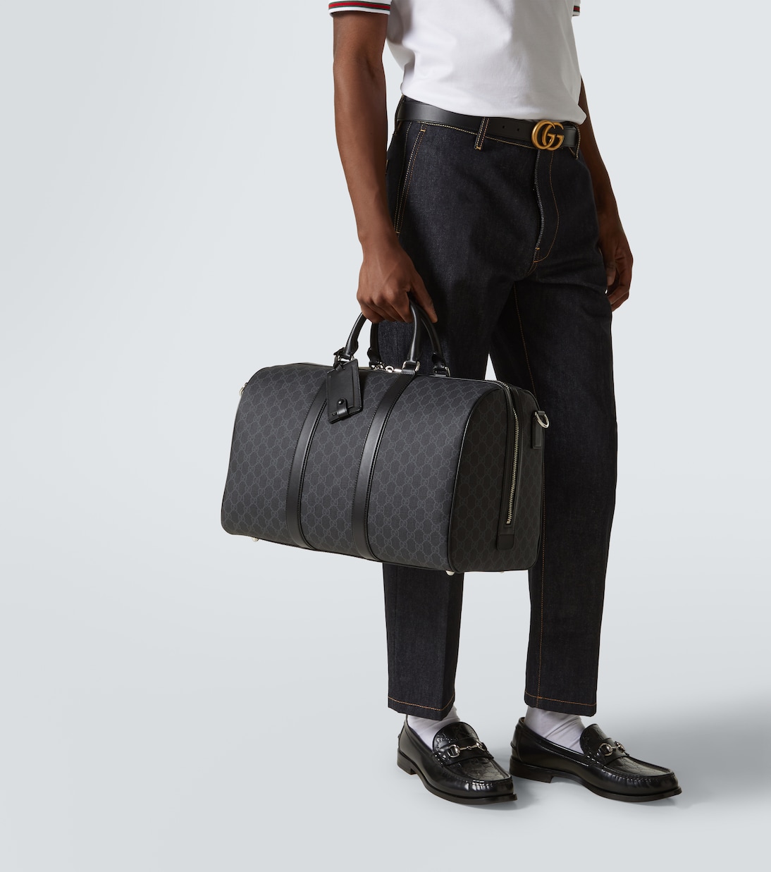 GG Supreme canvas duffel bag | Gucci