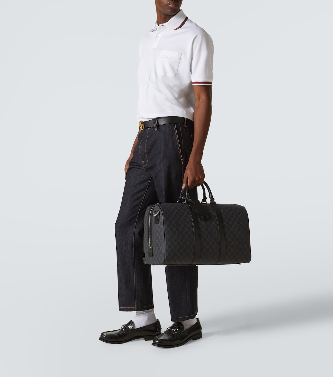 GG Supreme canvas duffel bag | Gucci