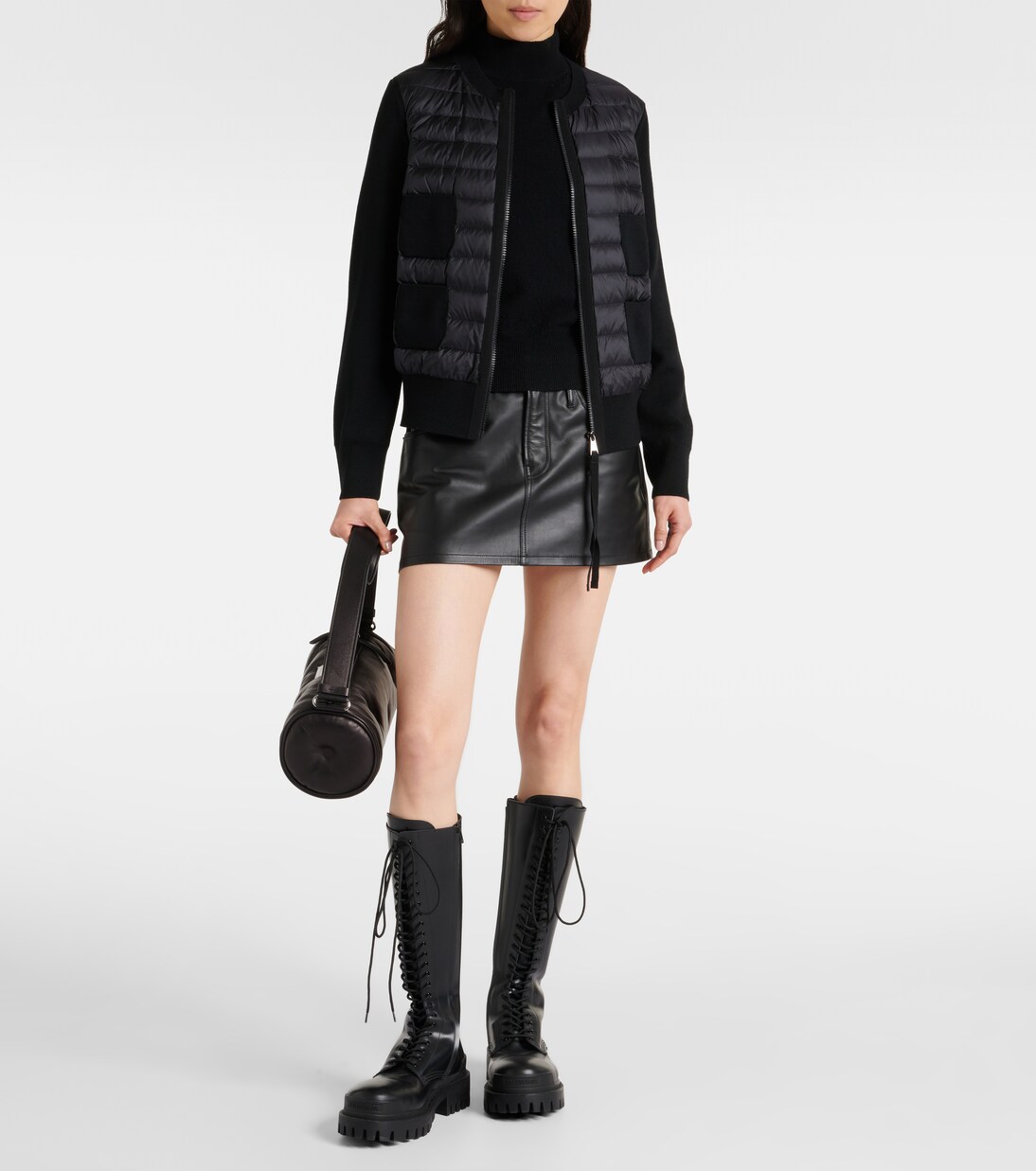 Chaqueta de Lana con Acolchado Moncler para Jóvenes Modernos