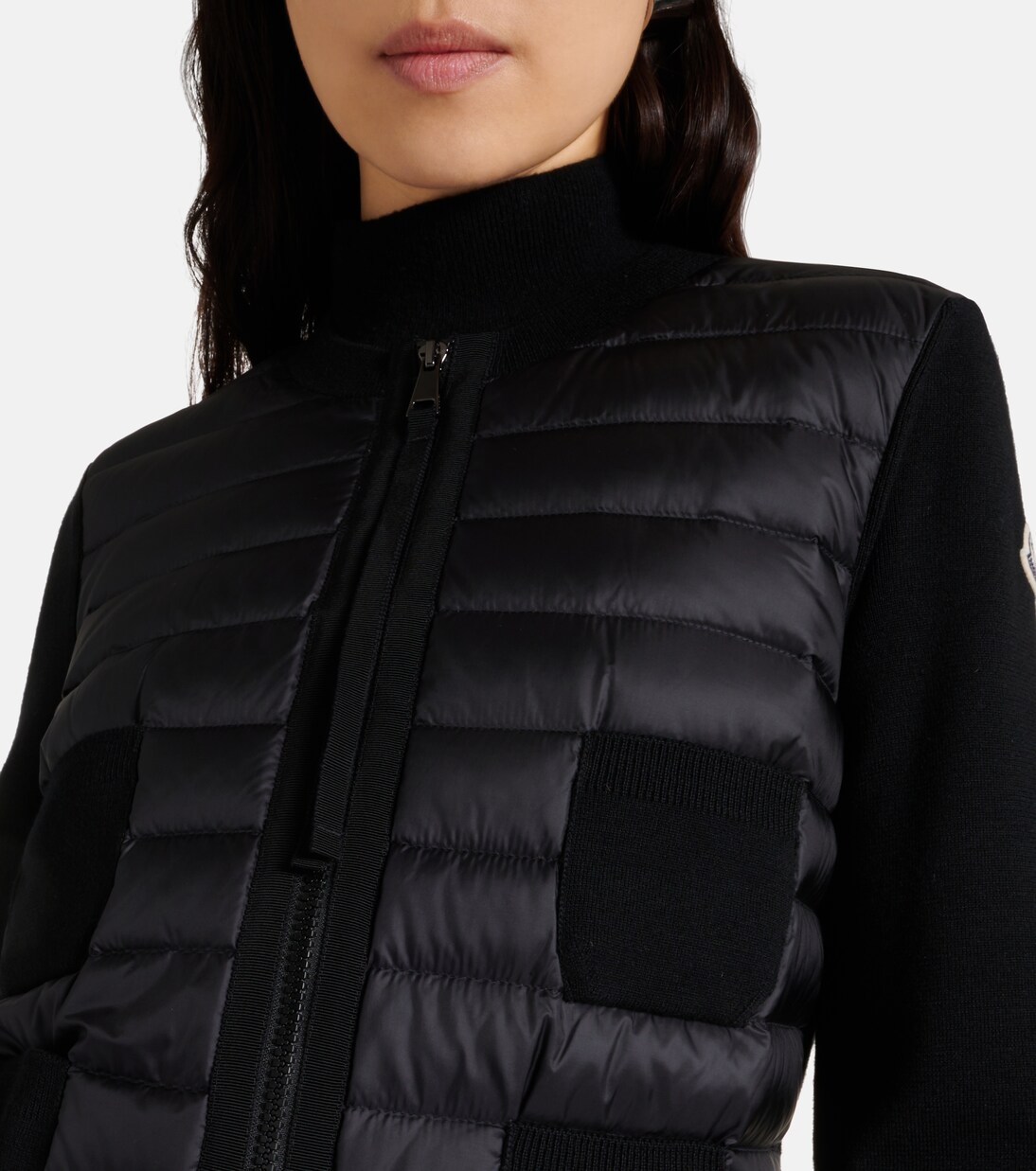 Chaqueta de Lana con Acolchado Moncler para Jóvenes Modernos