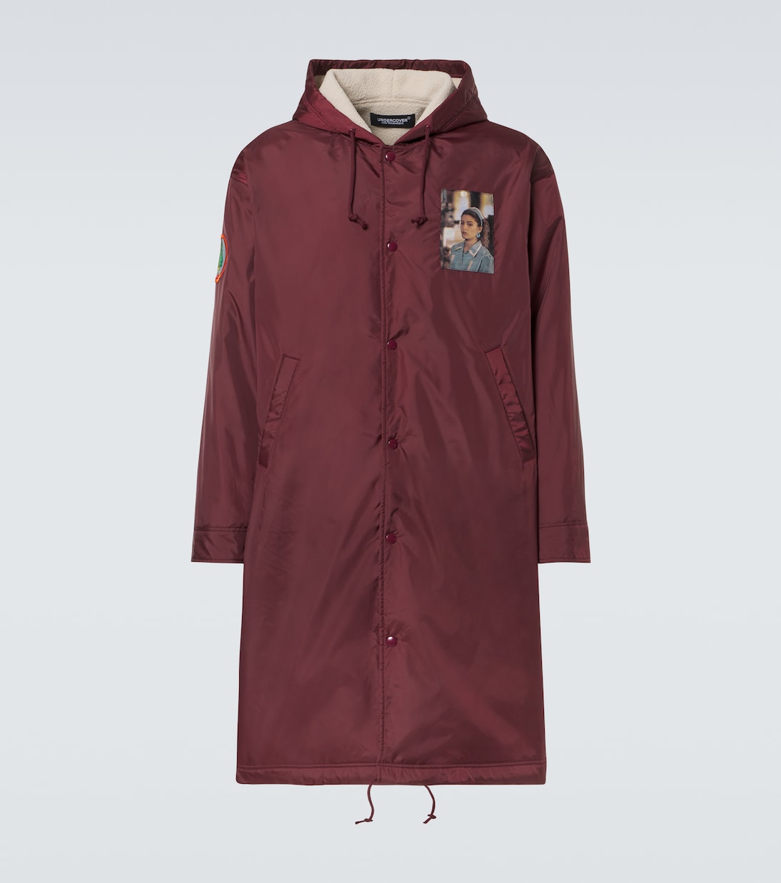 Patch-appliqué technical parka | Undercover