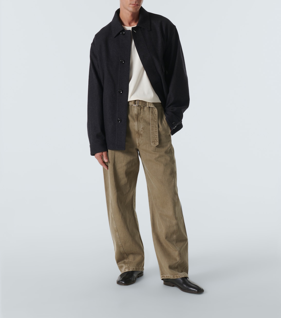 Pantalones rectos Twisted de denim | Lemaire