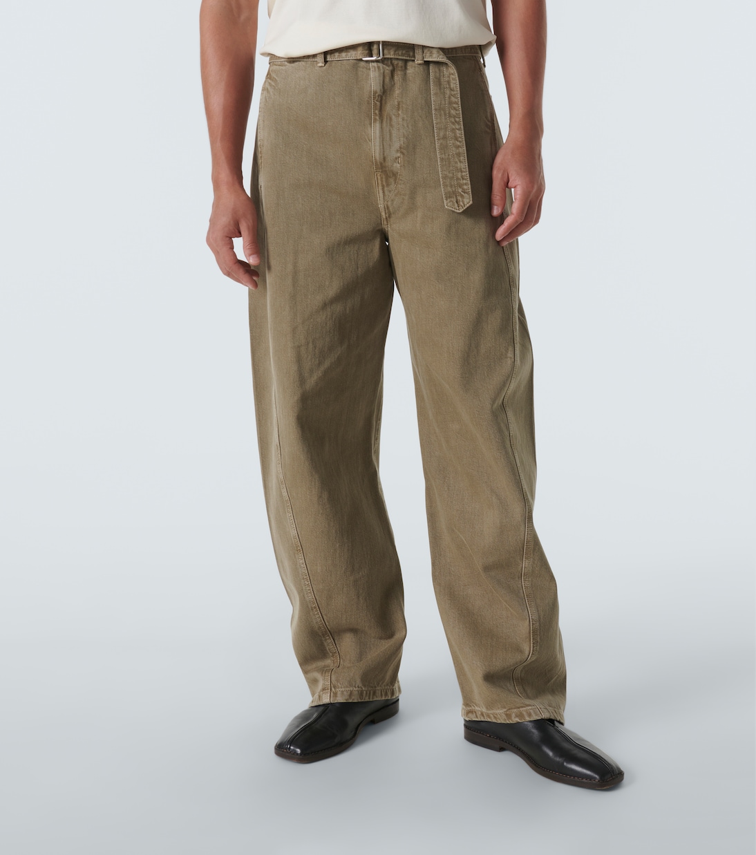 Pantalones rectos Twisted de denim | Lemaire