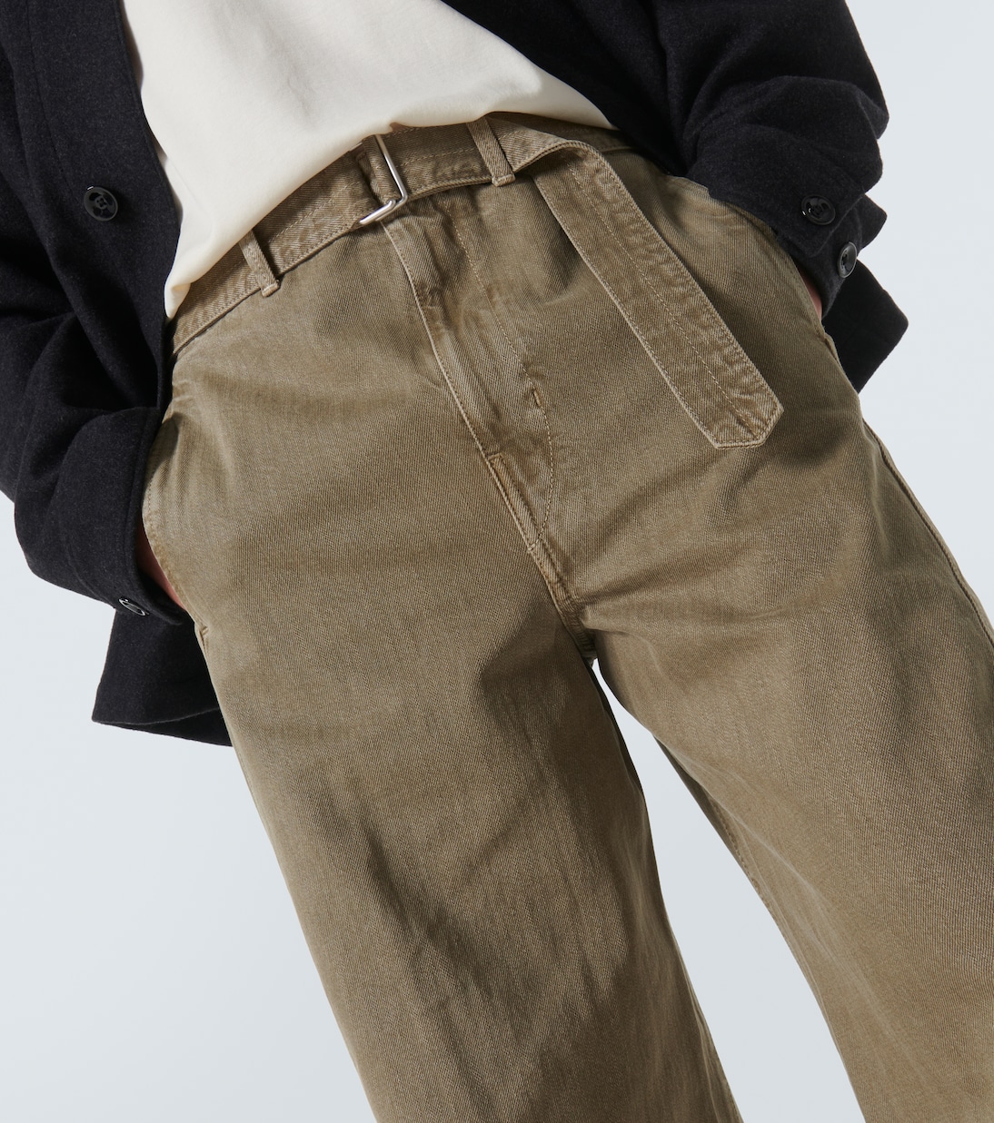 Pantalones rectos Twisted de denim | Lemaire