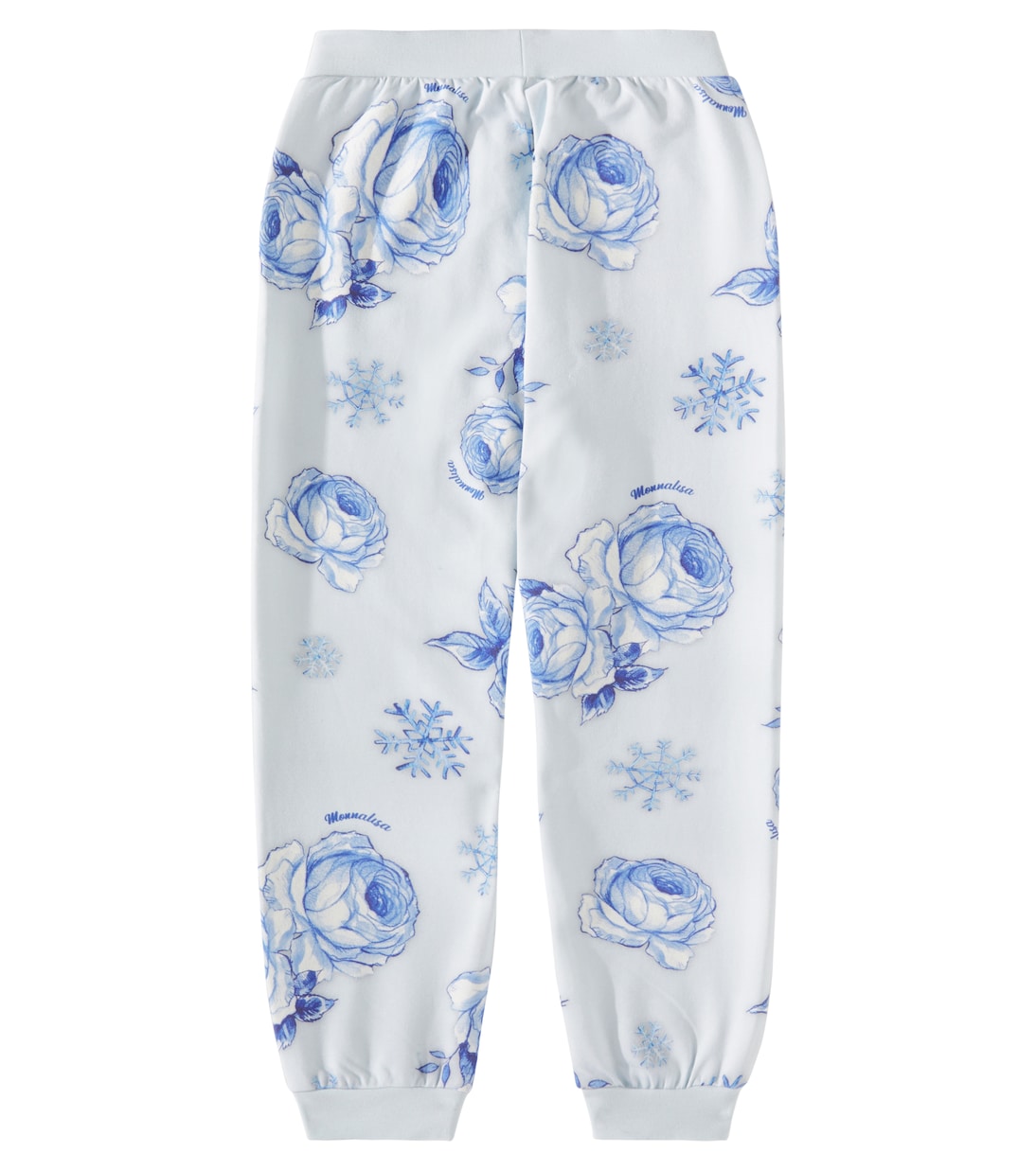 Floral cotton-blend sweatpants | Monnalisa
