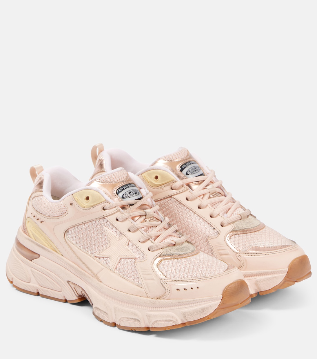 Scarpe da ginnastica GOLDEN GOOSE Lightstar in mesh e pelle per stile giovane e dinamico