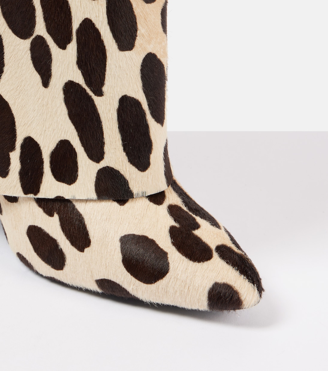 Bottes Shark Lock en cuir façon poulain | Givenchy