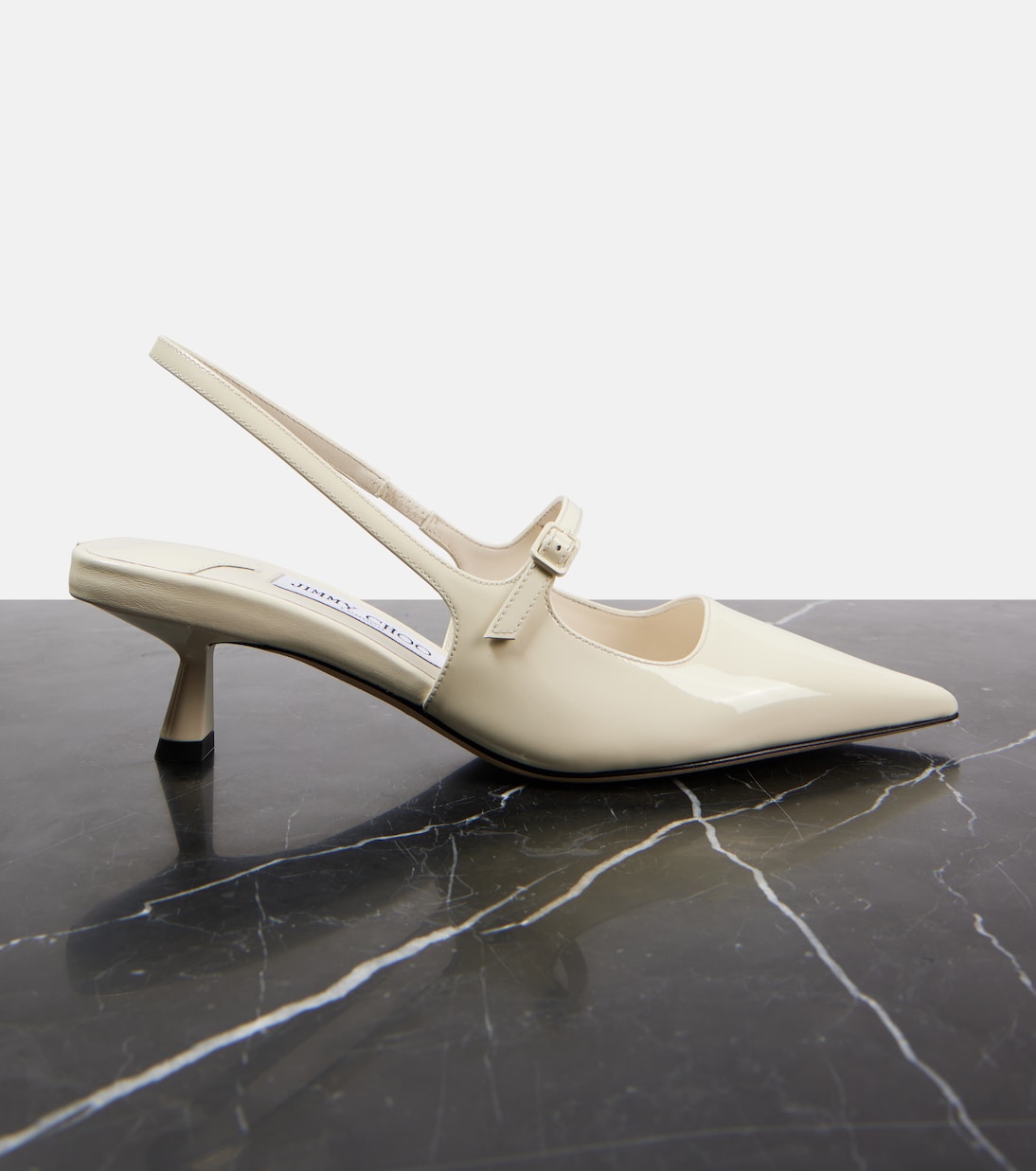 JIMMY CHOO Didi 45: Scarpette con Tacco in Vernice per un Look Giovane e Alla Moda