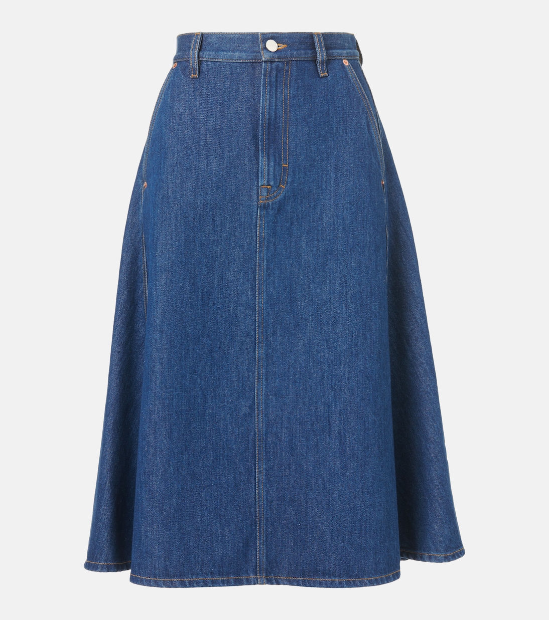 Jupe midi en jean | Gucci