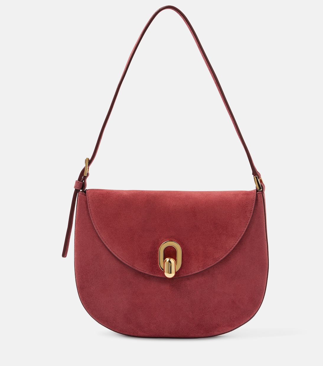 Tondo Small suede shoulder bag | Savette