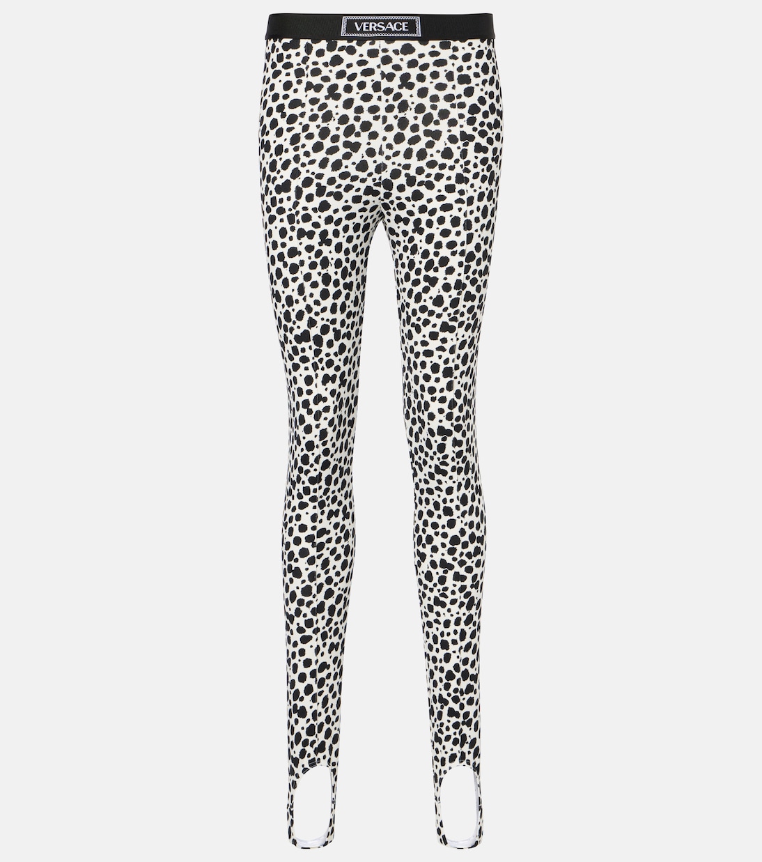 Leggings con stampa leopardata | Versace